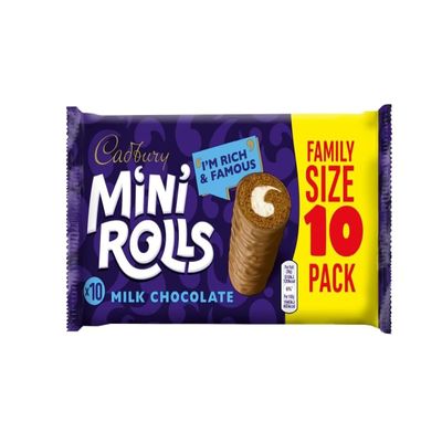 Cadbury 10 Milk Chocolate Mini Rolls