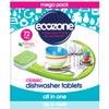 Ecozone | Dishwasher Tablets - All In One | 1 x 72s view 1