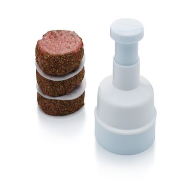 4" Burger Press / 8.5cm with 100g Seasoning Mix & Burger Discs