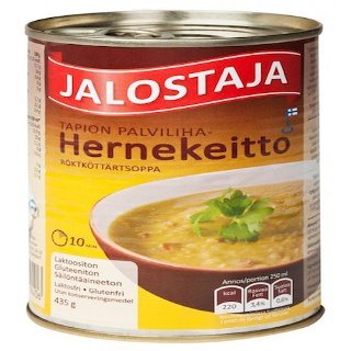 JALOSTAJA Canned Pea Soup with palvi Cooked Meat 435g Finland (Set of Three)