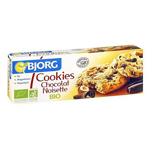 Bjorg cookies chocolate hazelnut organic 200 g - ( Unit Price ) - Bjorg cookies chocolat noisette bio 200 g