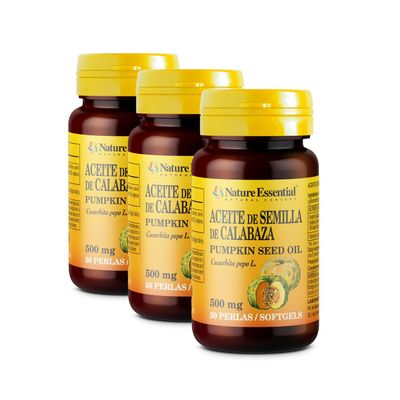 Pumpkin Seed Oil 500 mg 50 Pearls of Nature Essential.