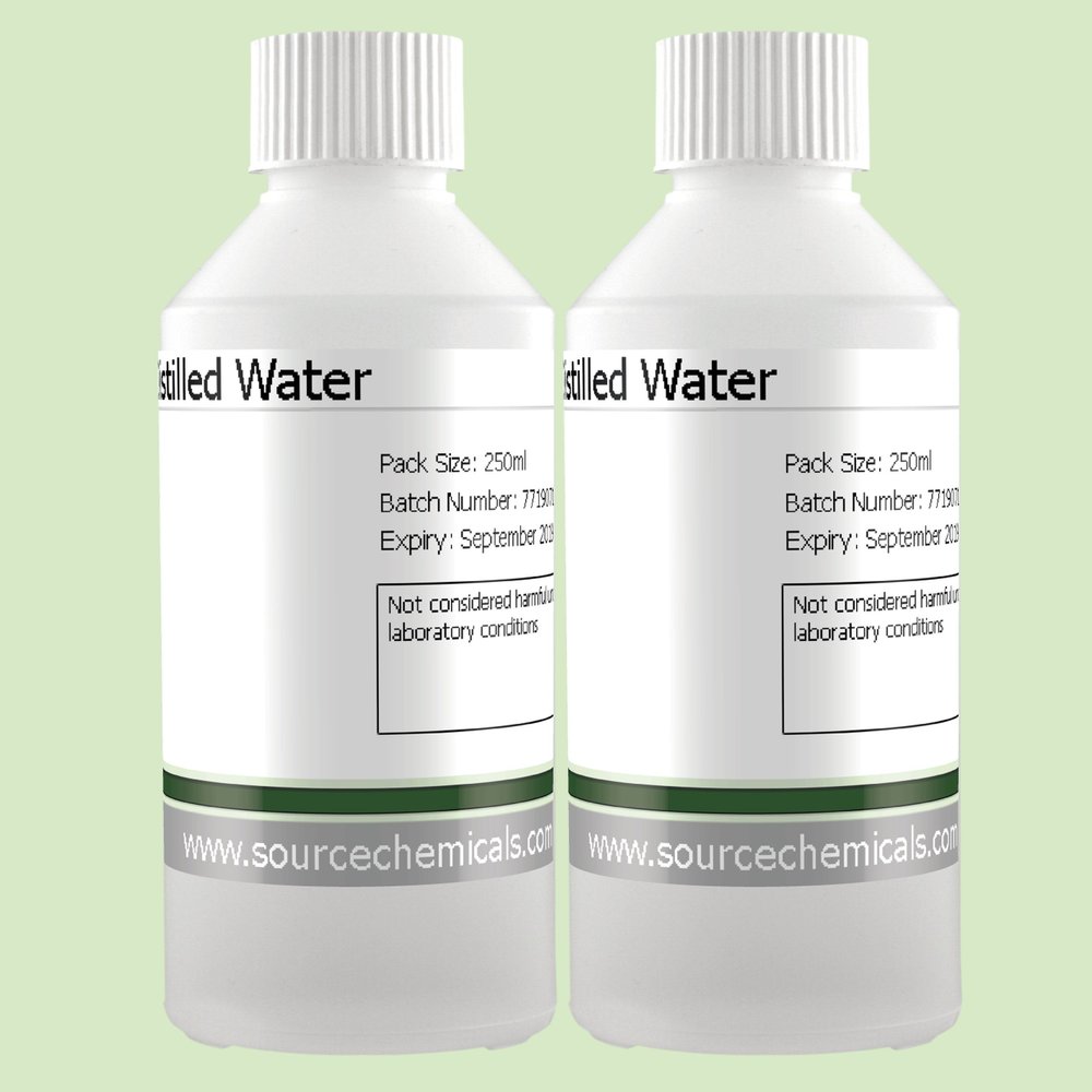 Distilled Water (Food Grade) 2 x 250ml (500ml) Inc Delivery