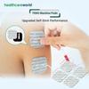 TENS/EMS Electrodes Pre-Wired Backed with High Quality Self-Adhesive Gel Combo Pack 8 Square 5 x 5 cm and 8 Large 5x10cm Healthcare World view 4
