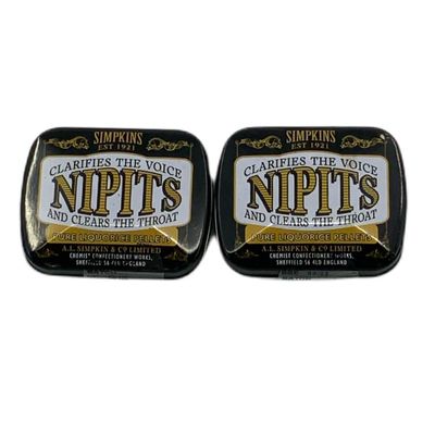 Simpkins Nipits Pure Liquorice Pellets 12g (2 Pack)