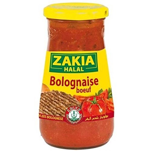 Zakia Halal Beef Bolognese Sauce 400g - ( Unit Price ) - Zakia Halal Sauce bolognaise boeuf 400 g