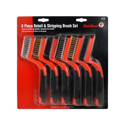 Red Devil 4170 6 Piece Wire Brush Set