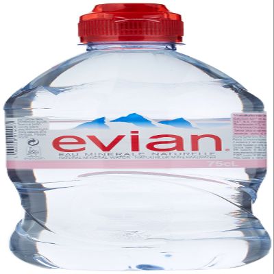 Evian Sportscap Mineral Water 12 Bottles 750 ml (Pack of 2, Total 24 Bottles)