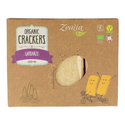 Organic Gluten Free Chickpea Crackers 6 units of 120g