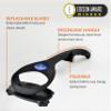 baKblade 2.0 - Back Hair Removal and Body Shaver (DIY), Ergonomic Handle, Shave Wet or Dry view 3