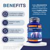 Zipvit Glucosamine Sulphate 2KCl 1000mg with Vitamin C, 180 Vegan Tablets, Supports Bones, Cartilage & Collagen, Reduces Tiredness & Fatigue, Joint Health Supplement, 6 Month Supply view 2