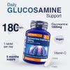 Zipvit Glucosamine Sulphate 2KCl 1000mg with Vitamin C, 180 Vegan Tablets, Supports Bones, Cartilage & Collagen, Reduces Tiredness & Fatigue, Joint Health Supplement, 6 Month Supply view 4
