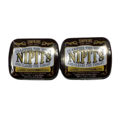 Simpkins | Nipits Liquorice Pellets - Aniseed | 2 X 12G