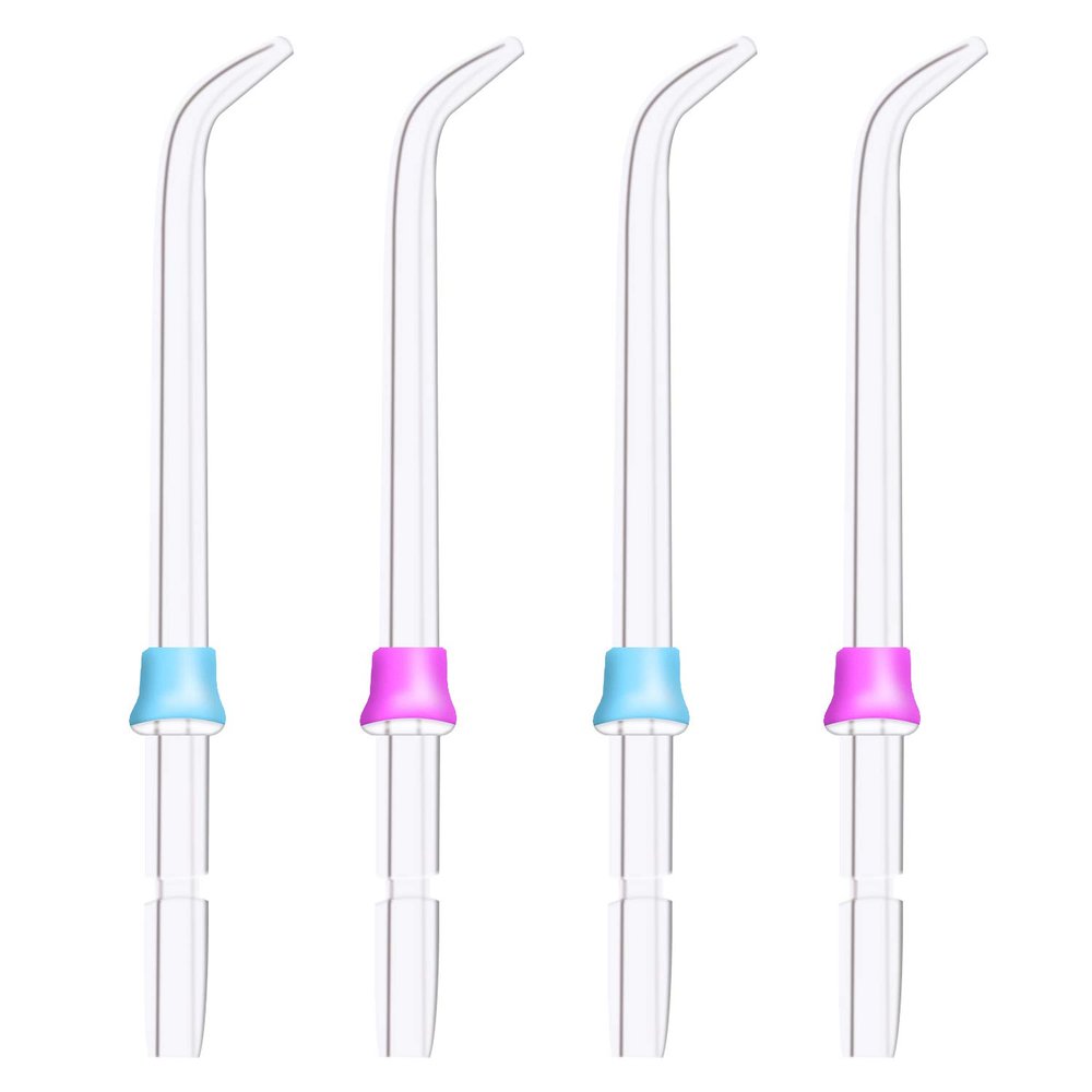Replacement Heads High Pressure Jet Tips for Waterpik Flosser WP-100 WP-450 WP-250 WP-300 WP-660 WP-900, 4 Pack
