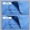 100 Plastic Collar Stays For Men Dress Shirt 2" 2.2" 2.5" 2.7 or 3" inches, White, 2.2" view 2