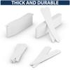 100 Plastic Collar Stays For Men Dress Shirt 2" 2.2" 2.5" 2.7 or 3" inches, White, 2.2" view 4