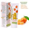 3 x Bilka Homeopathy Kids Toothpaste 2y+, 6y+ ORGANIC Tangerine, Raspberry 50ml (Tangerine) view 1
