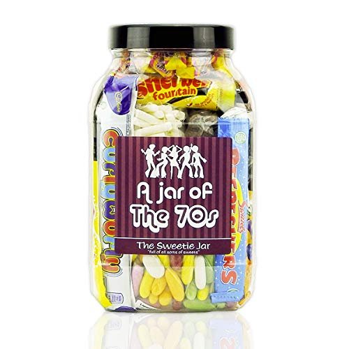 A Jar of 70's Sweets - Large - Full of Retro Sweets from The 70s Decade
