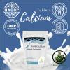 Calcium Carbonate 400mg Mineral Vitamin Food Supplement 90 Tablets Pills Healthy Bones and Teeth Nutrition Supplements HEALTHY MOOD UK view 4