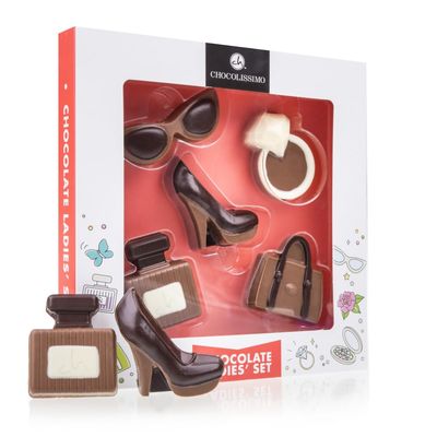 Chocolate vanity-set  Present for all ladies | Mothers Day | Chocolate shoe | Chocolate handbag | Birthday | Girl | Woman | Mum | Daughter | Valentine