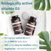 Igennus Pure Vitamin D3 2000iu, Clean Label, 365 Small Tablets, 1-Year Supply, Vegetarian High Absorption Cholecalciferol Vitamin D Supplement view 2