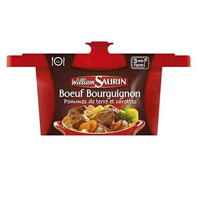 William saurin beef bourguignon 400g pot - ( Unit Price ) - William saurin boeuf bourguignon cocotte 400g