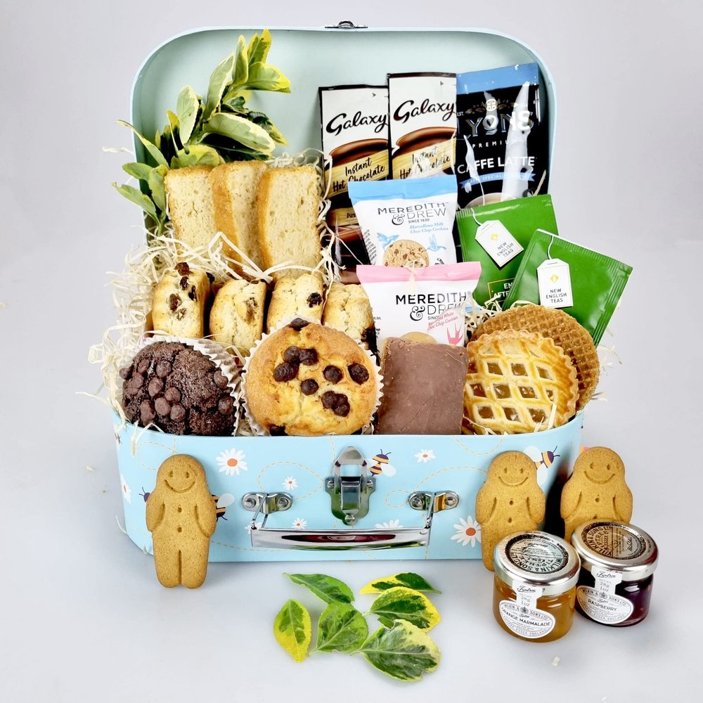 Hamper box with Sweet Treats - Unique Gift Afternoon Tea