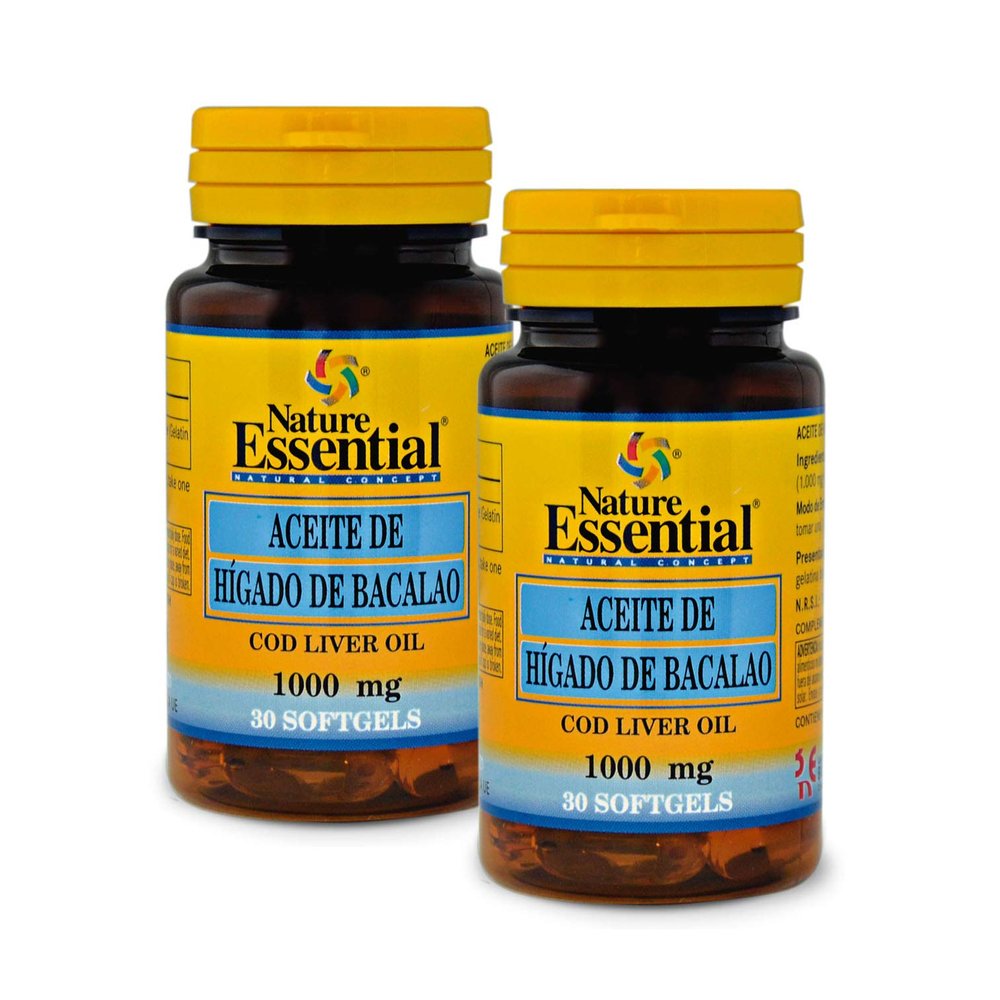 Cod Liver Oil 1000 mg 30 Pearls (Pack of 2)