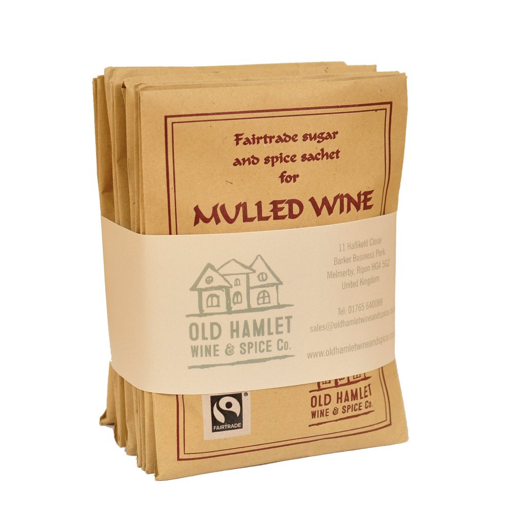 10 Of Fairtrade Mulled Wine Spice Sachets