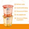 Mornflake - Oats2Go Original Instant Porridge12 x 53g Pots For On-the-go. Ready Meal Cereals Breakfast, Breakfast Oats In A Cup Just Add Water. Great Source Of Protein & Fibre view 4