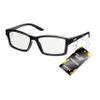 voltX 'VISION' Safety Readers, Full Lens Magnified Reading Safety Glasses CE EN166ft certified (+1.5 Dioptre, Clear lens) - Anti fog coated UV400 lens view 1