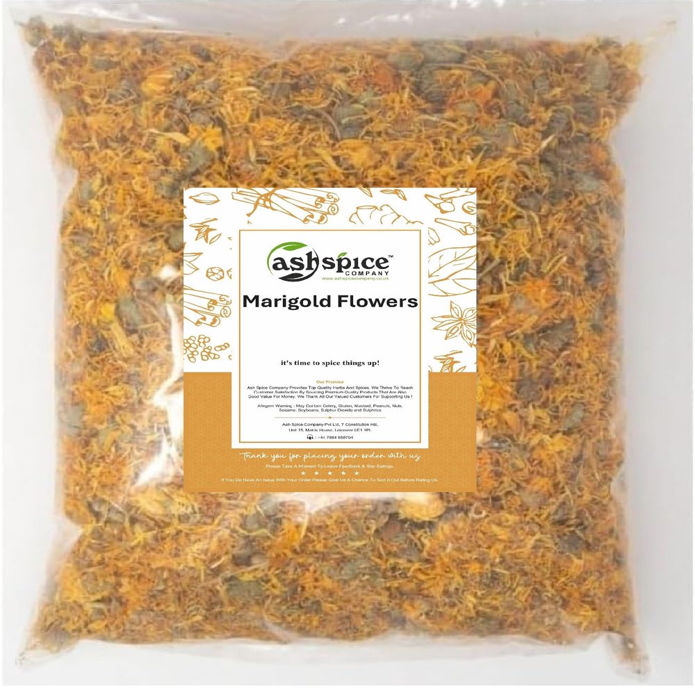 Dried Marigold Calendula Flowers Loose Tea Infusion Premium Quality Free UK P&P (50g)