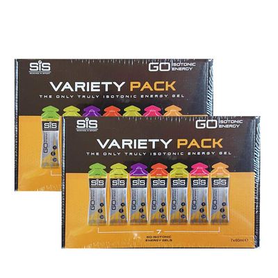 SIS GO Isotonic Energy Variety Pack 14 x 60 ml Bundle