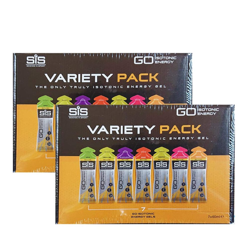 SIS GO Isotonic Energy Variety Pack 14 x 60 ml Bundle