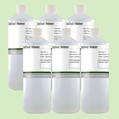 Distilled Water (Food Grade) 6 x 1 Litre (6L) Inc Delivery