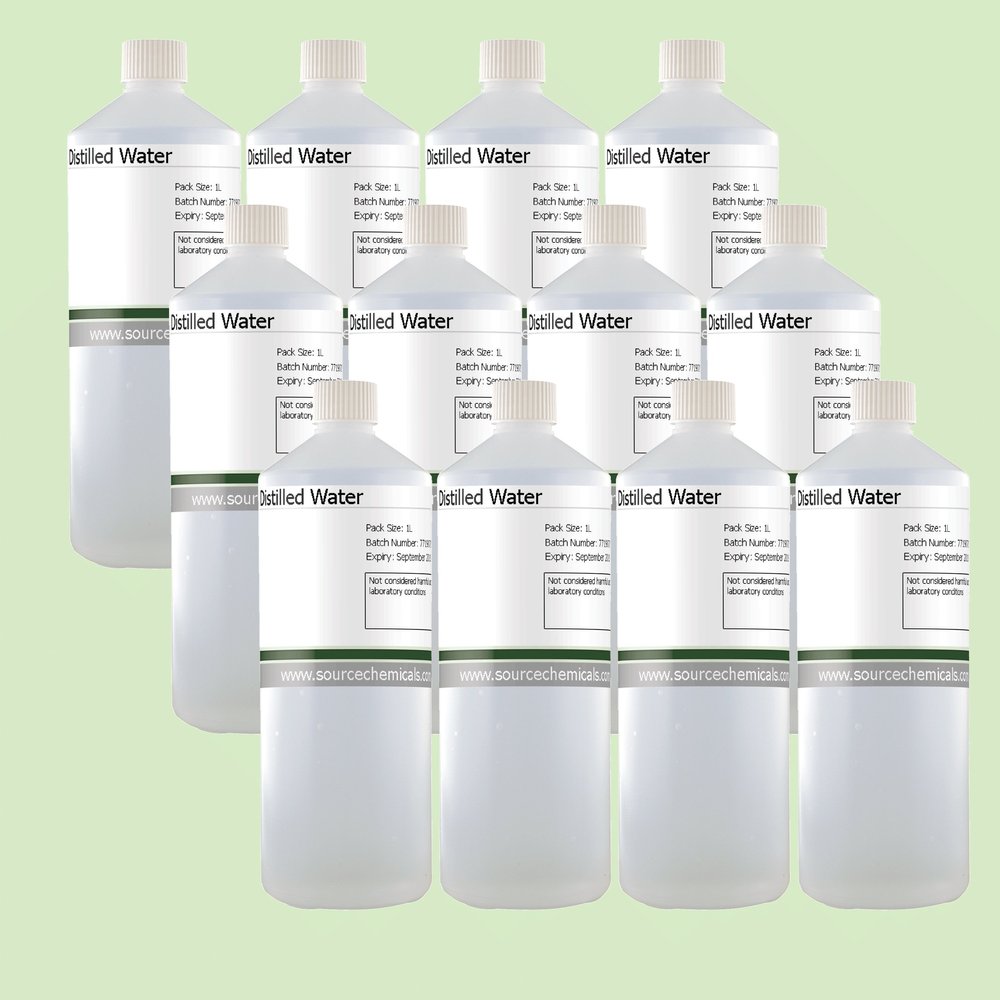 Distilled Water (Food Grade) 12 x 1 Litre (12L) Inc Delivery