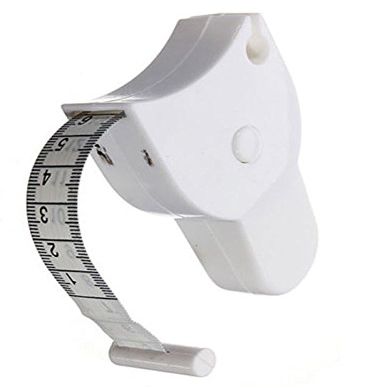 Senshi Japan UK Warrior Body Fat Tape Measure, Ensures Accurate Readings, Versatile, Easy To Use, Dual Scale Measurement, Lightweight & Durable, Ideal For Weight Loss Tracking