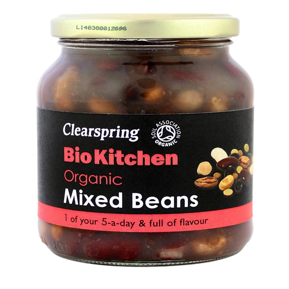 Clearspring Bio Kitchen Organic Mixed Beans, 350 g