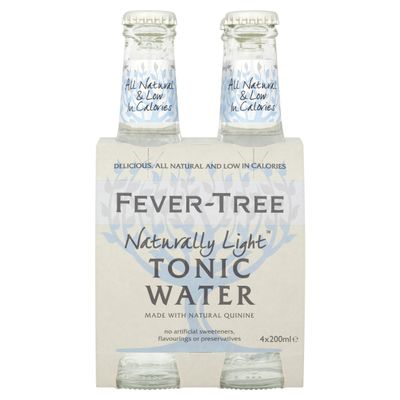 Fever-Tree Refreshingly Light Indian Tonic Water 4 x 200 ml