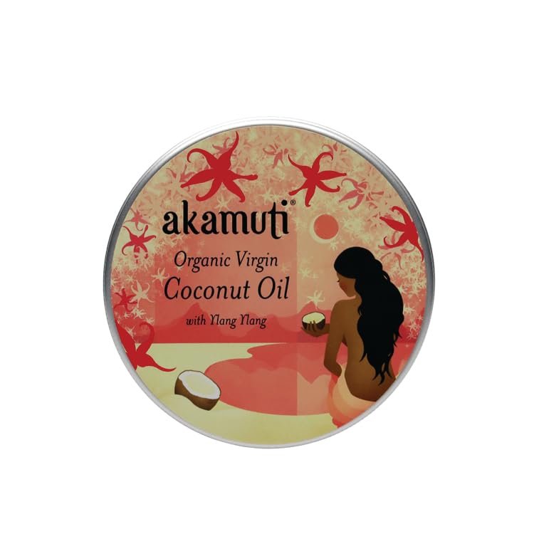 Akamuti Organic Coconut Oil with Ylang Ylang 175g