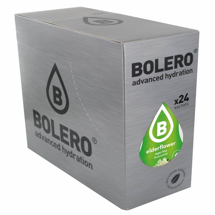 Bolero Classic Powder Sachet, 9 g, Elderflower, 24-Count