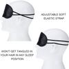 10 Pack Eye Mask Shade Cover Blindfold Travel Sleep Cover with Nose Pad, Black view 4
