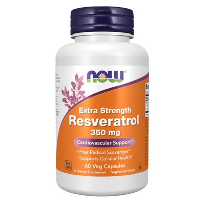 Resveratrol, Extra Strength 350mg - 60 vcaps
