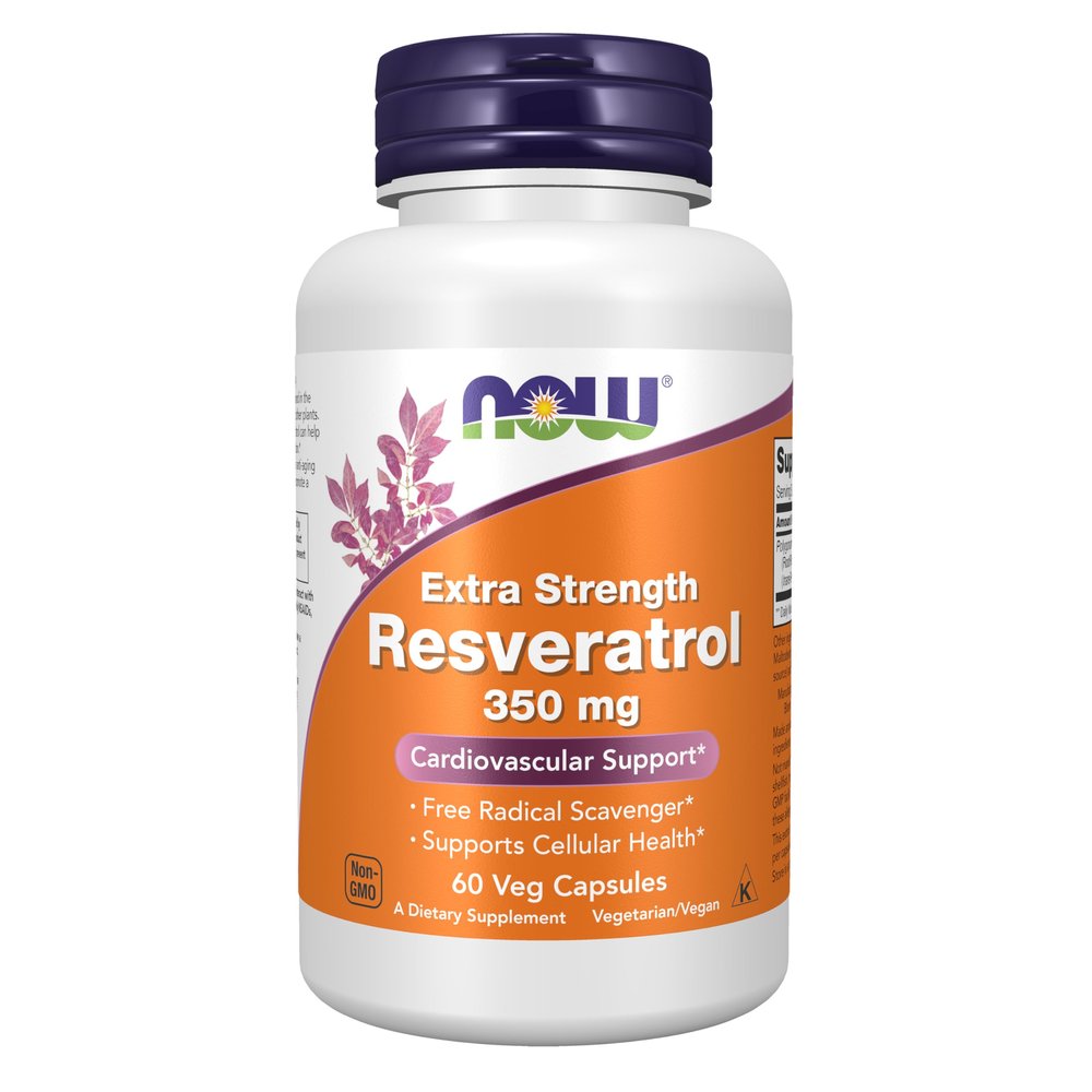 Resveratrol, Extra Strength 350mg - 60 vcaps