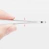 Luxxi (3 Pack) Slant Tweezers - Precision Stainless Steel Slant Tip Tweezers Hair Plucker for Hair and Eyebrows Personal Care (Silver Tone) view 4