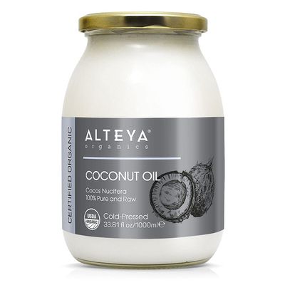 Alteya Organic Extra Virgin Coconut Oil 1000ml - 100% USDA Certified Organic Pure Natural Extra Virgin Coconut Oil (Cocos Nucifera)