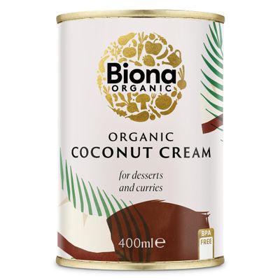 Biona Coconut Cream Organic, 400 ml (Pack of 1)
