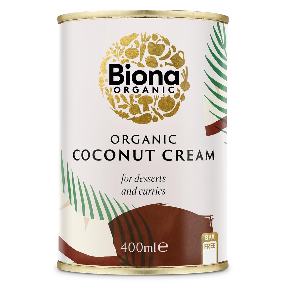 Biona Coconut Cream Organic, 400 ml (Pack of 1)