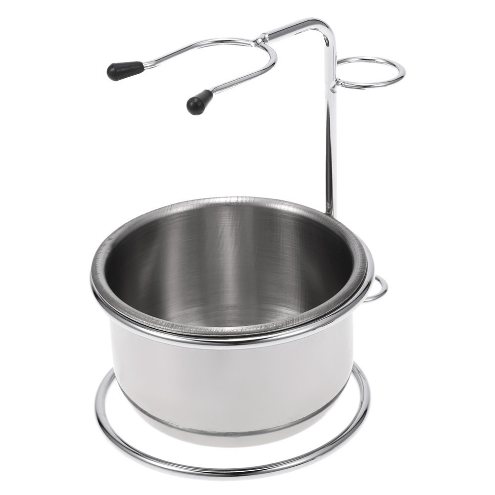 Anself 2-in-1 Shaving Bowl and Holder, Men's Shaving Set, Bowl + Blade Holder, Soap, W4466-CR20VA