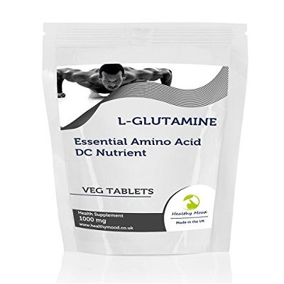 L-Glutamine 1000mg Essential Amino Acid 90 Vegetarian Tablets Pills Health Food Supplements Nutrition HEALTHY MOOD